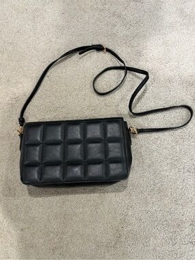 Unica Firenze Genuine Leather Black Crossbody, Shoulder & Clutch, Made in Italy